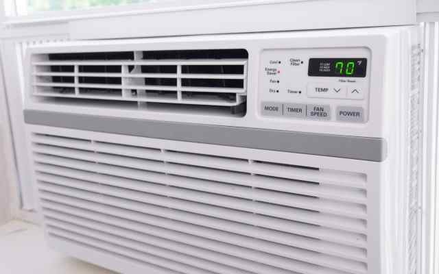 Running air conditioner in a room